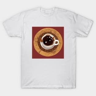 Coffee Cafe Vintage Retro Decaf T-Shirt
